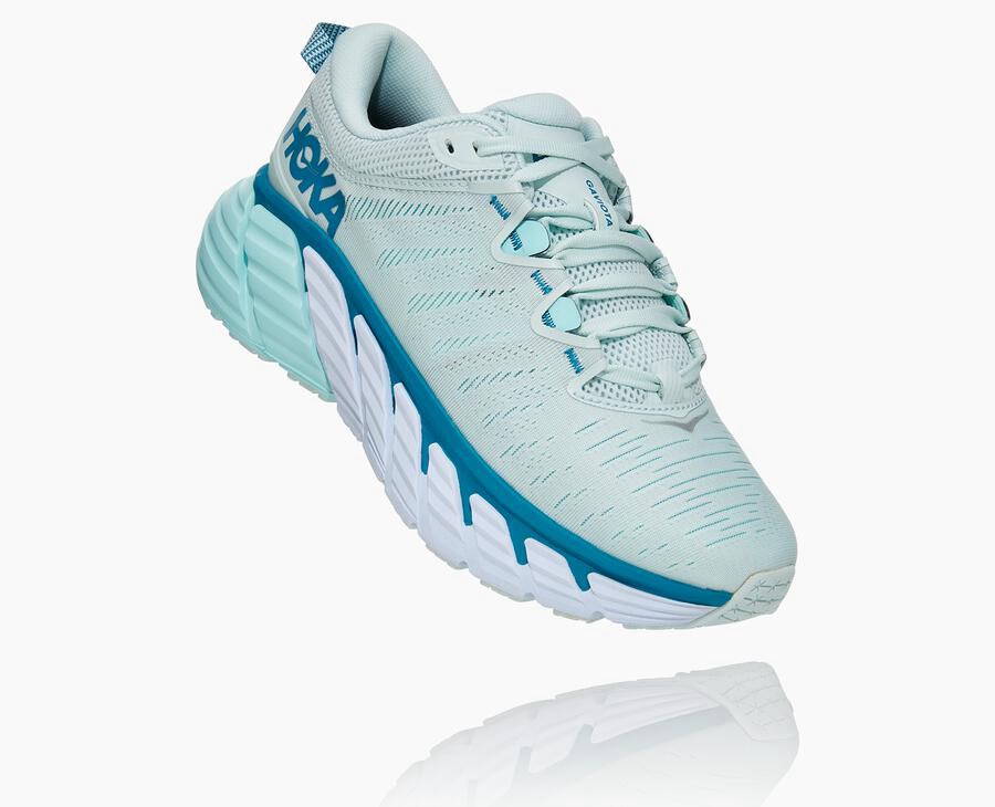 Chaussure Running Hoka One One Gaviota 3 Femme - Bleu - CHB-590846